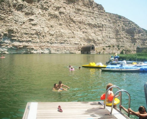 Desembocadura riu Matarranya a l'Ebre